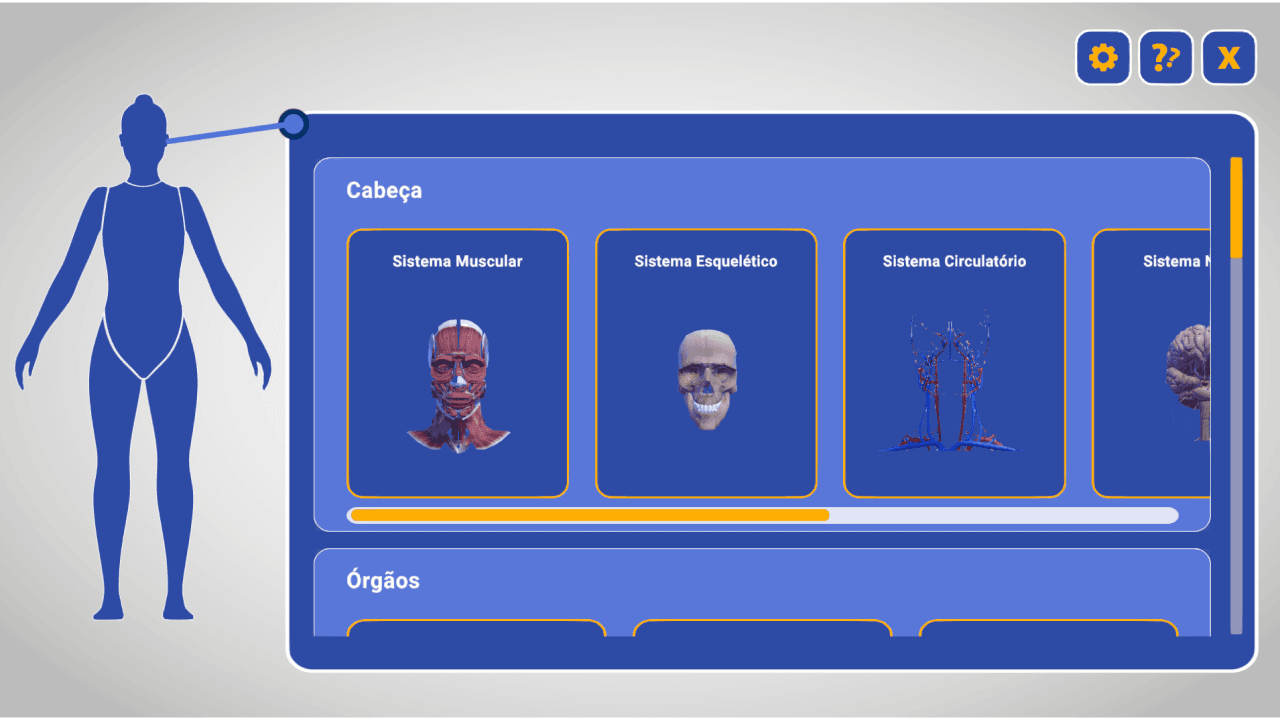 Screenshot 1 do Jogo Anatomap